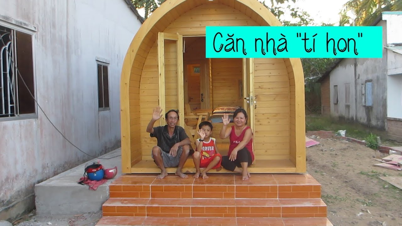 Cận cảnh căn nhà gỗ tí hon gây xôn xao ở miền Tây