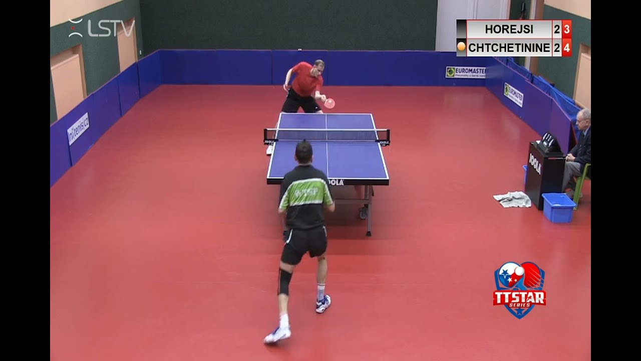 TABLE TENNIS Highlights: Miroslav Hořejší vs Evgueni Chtchetinine (February 14th 2019 group match)