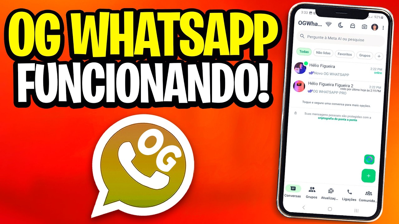 SAIU!🥳OG WHATSAPP PRO ATUALIZADO COM VÁRIAS FUNÇÕES E FUNCIONANDO COM NÚMERO BANIDO