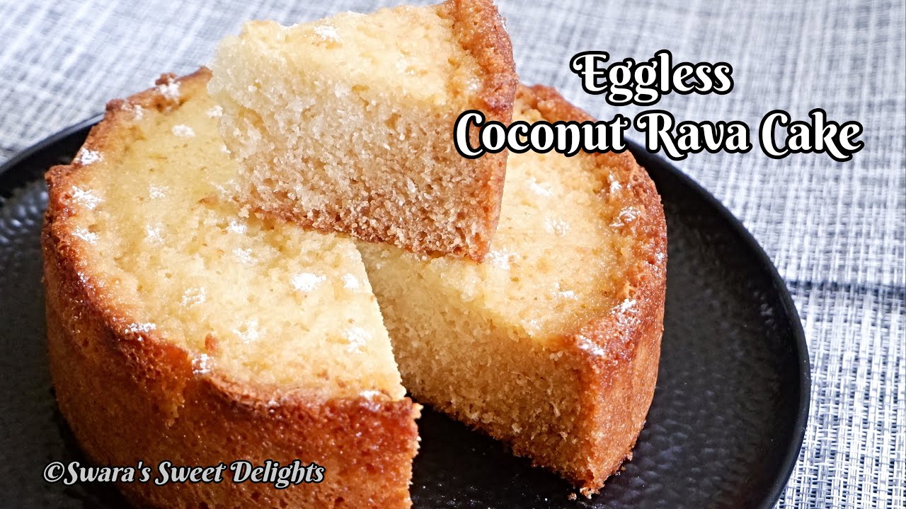 Eggless Coconut Rava Cake | Goan Baath Cake | Coconut & Semolina Cake | How to make Batica Cake