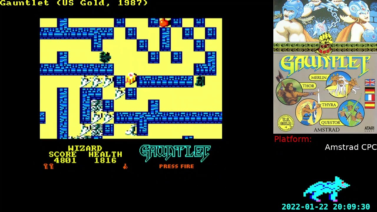 [Amstrad] 4 hours of Gauntlet...