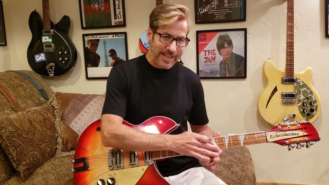 The Jam:  Tales from the Riverbank: theme & variations (lesson/tutorial); Rickenbacker 12 string