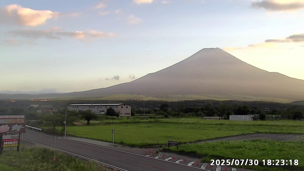 【LIVE】忍野からの「富士山ライブカメラ」　