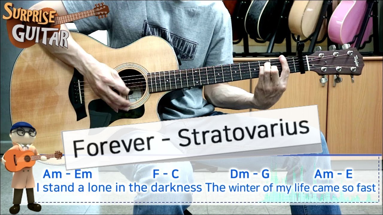 Forever - Stratovarius [Guitar CoveR] ♪통기타커버/연주영상/코드악보/리듬주법/노래가사│by 서프라이즈기타│
