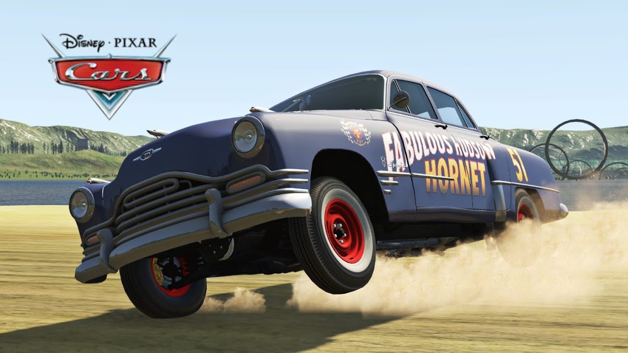 Катастрофа Hudson Hornet 1951 года | Расширенное видео | Ремейк фильма «Тачки» | Фильм BeamNG.Drive