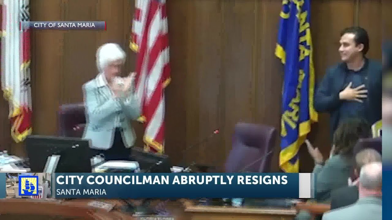 Santa Maria City Councilman Suddenly Resigns, Motion For Ad-Hoc Immigration Committee Fails