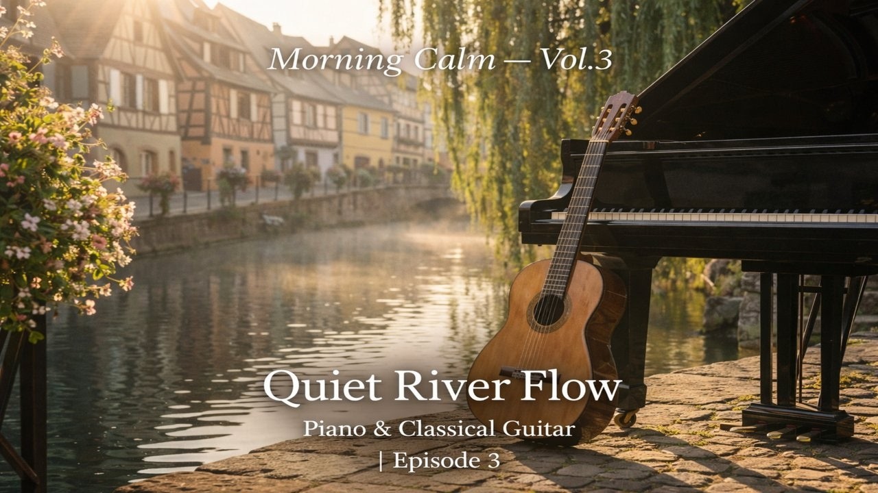 Quiet River Flow | Morning Calm Vol.3 – Piano & Classical Guitar | Episode 3