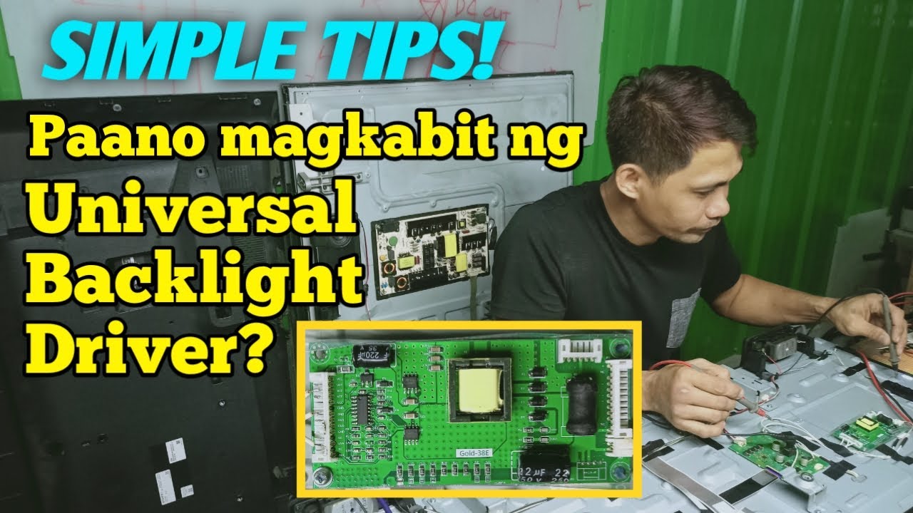 UNIVERSAL BACKLIGHT DRIVER INSTALLATION