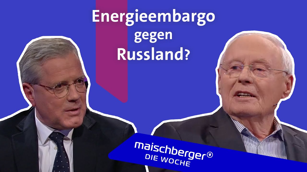 Oskar Lafontaine und Norbert Röttgen im Gespräch | maischberger. die woche