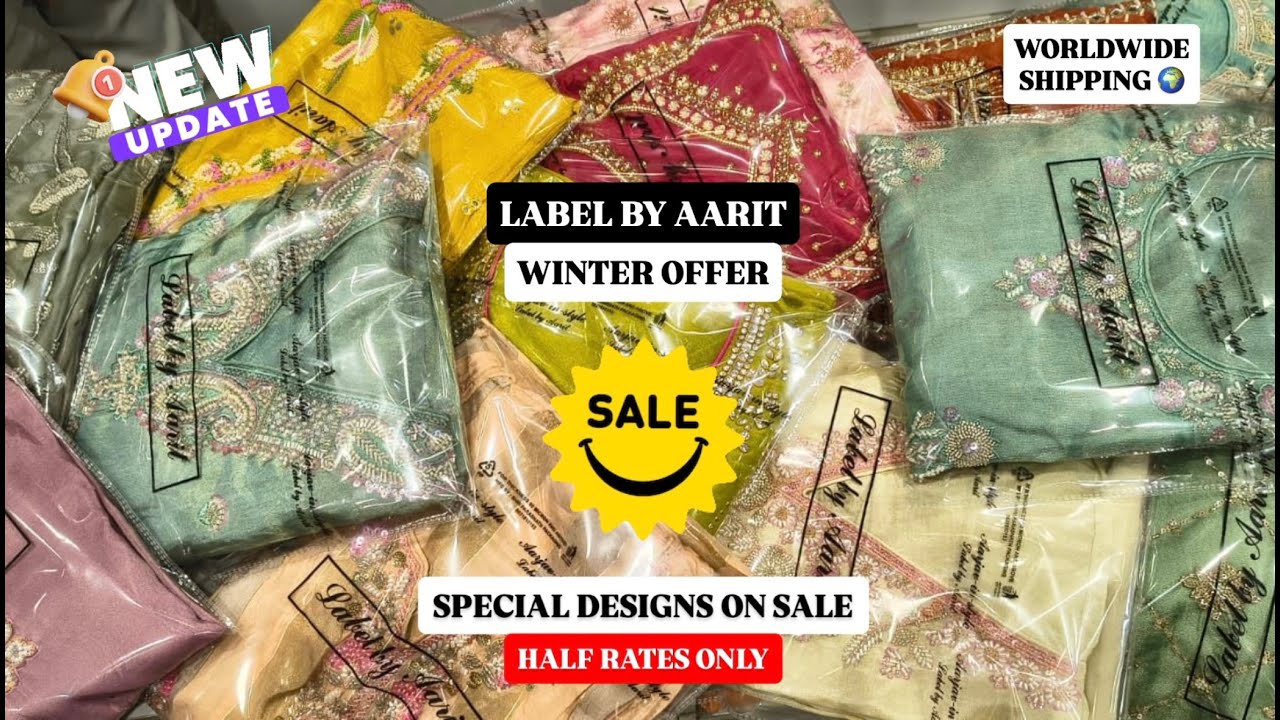 Half Rated Premium Designer Suits! Aarit's Bumper Sale Offer!! Book Now