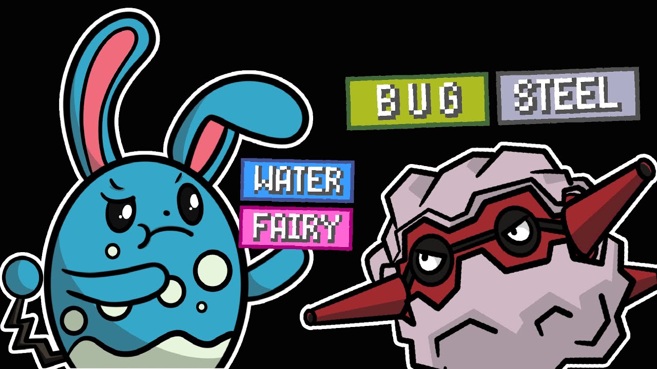 Top 10 Type Combinations in Pokemon.
