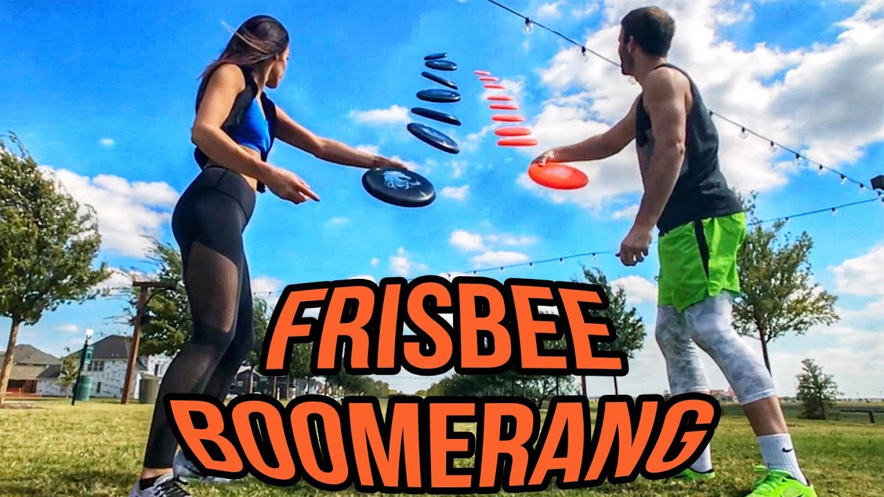 HOW TO THROW A FRISBEE BOOMERANG | Brodie & Kelsey