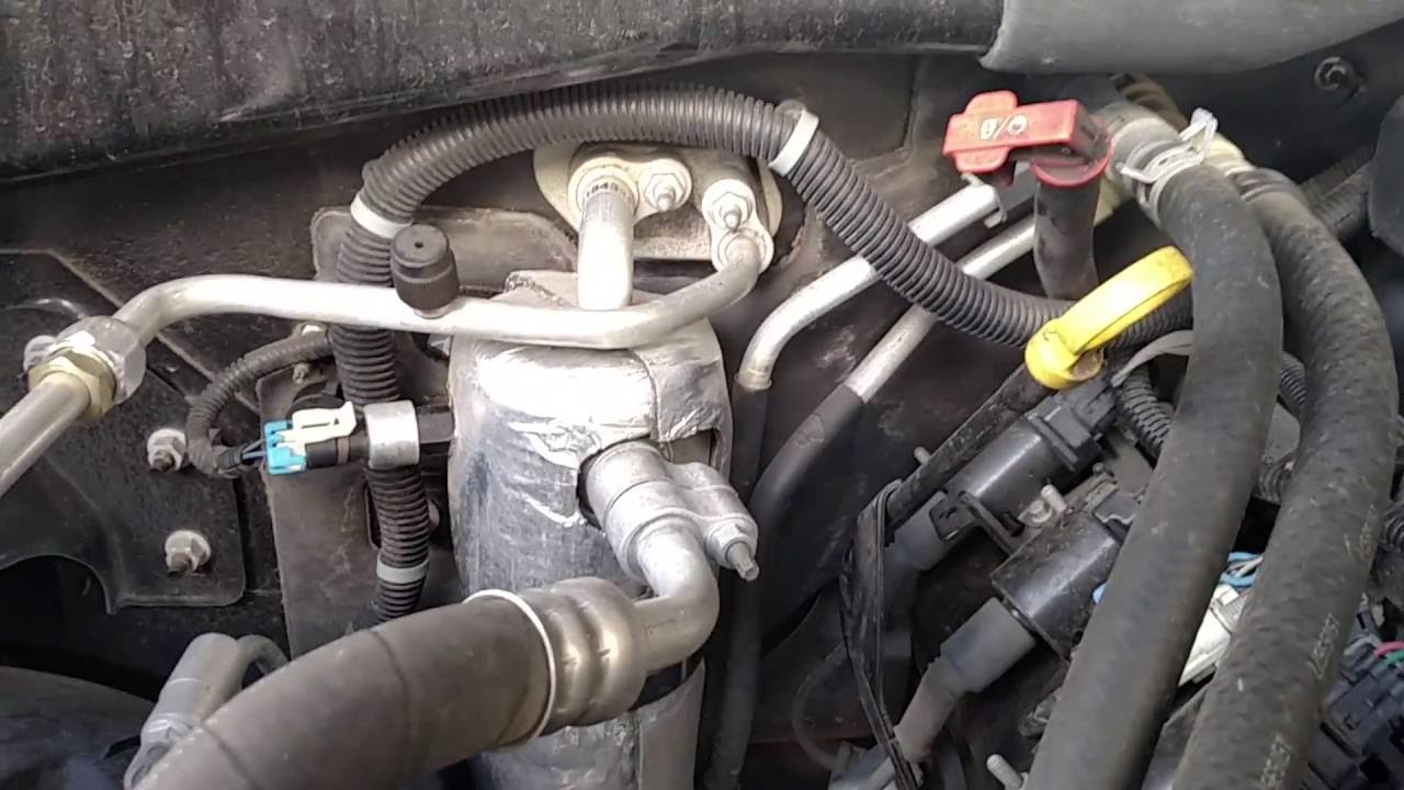 AC water Drain Locations Tahoe Suburban Silverado Musty Smell 1999-2006 Air Conditioner