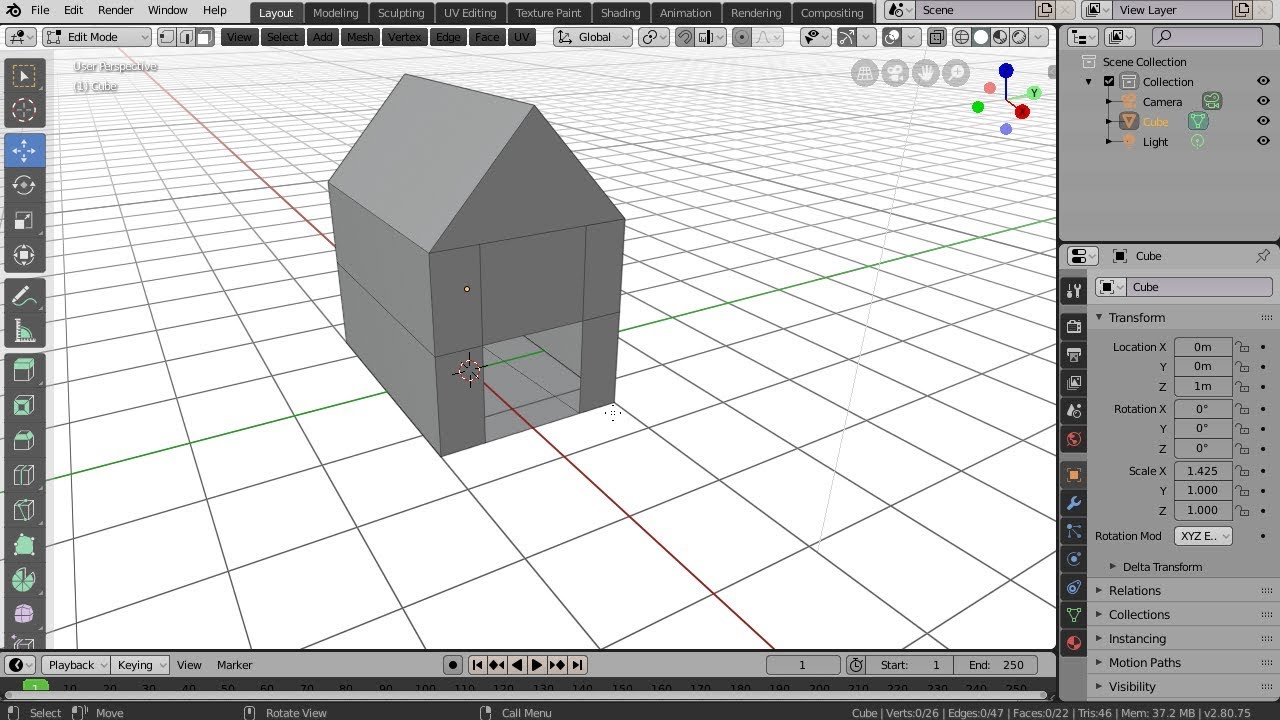 Blender 2.8 - Nettoyage de maillage (24)