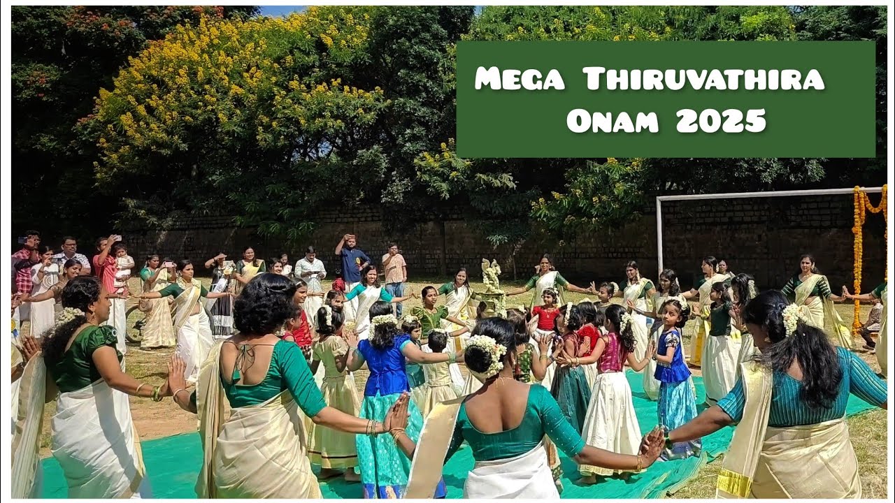 Mega Thiruvathira / തിരുവാതിര ഓണം Onam 2025 Nimhans onam celebration / Part -1