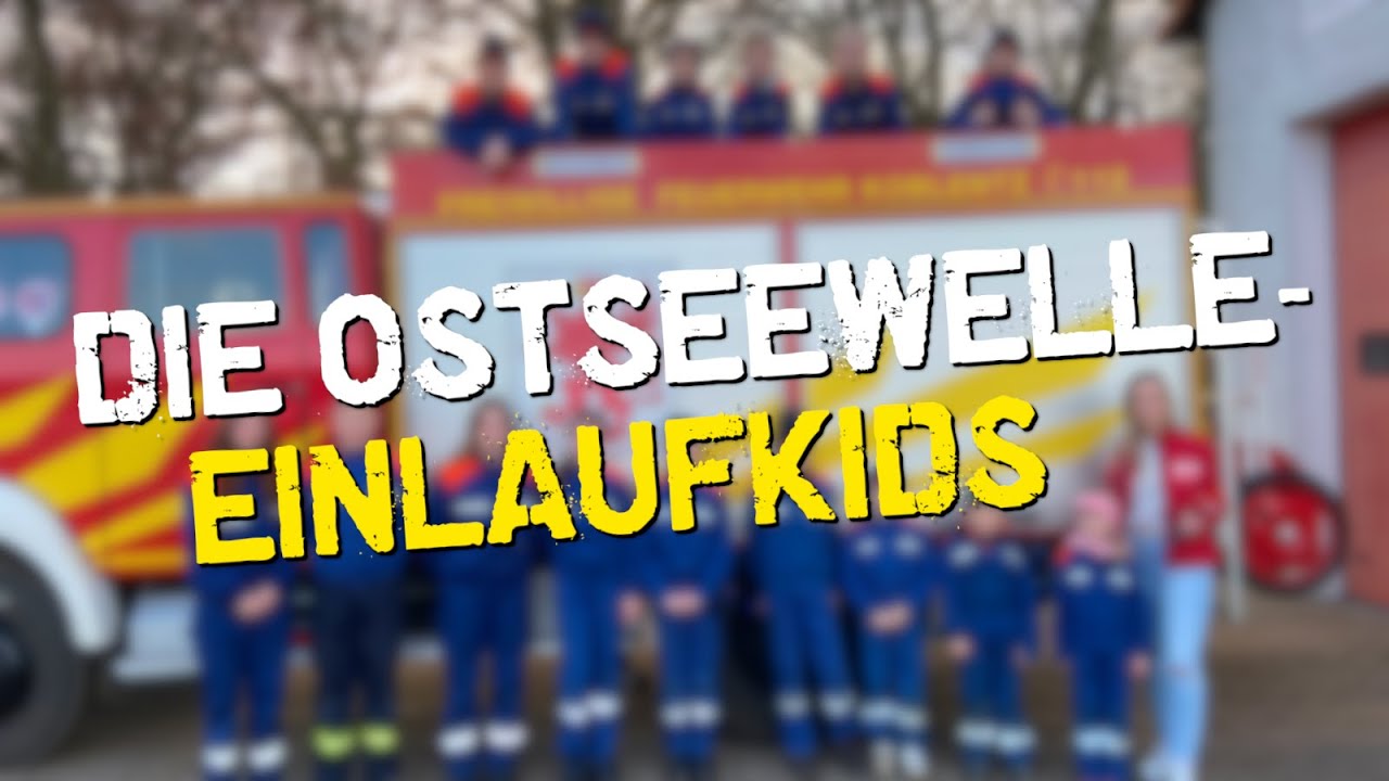 Koblentzer Jugendfeuerwehr stellt Einlaufkids bei Hansa Rostock