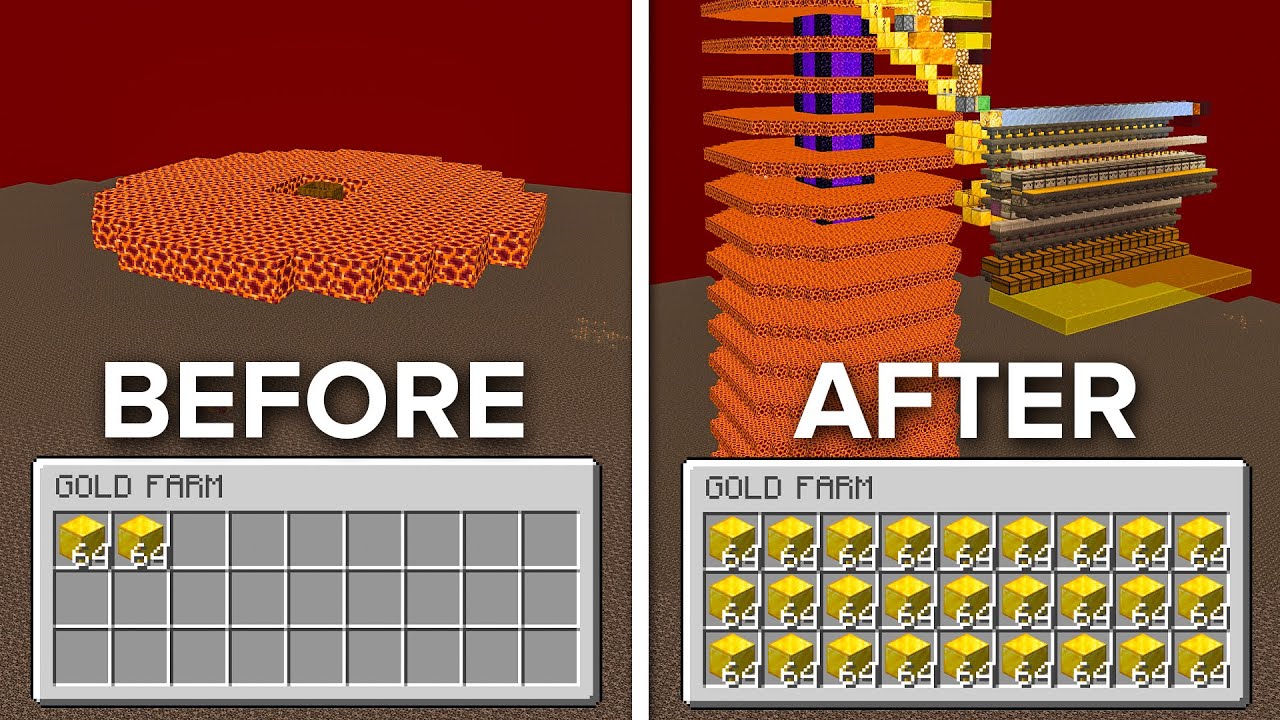 We Built The Most Powerful Gold Farm in Minecraft