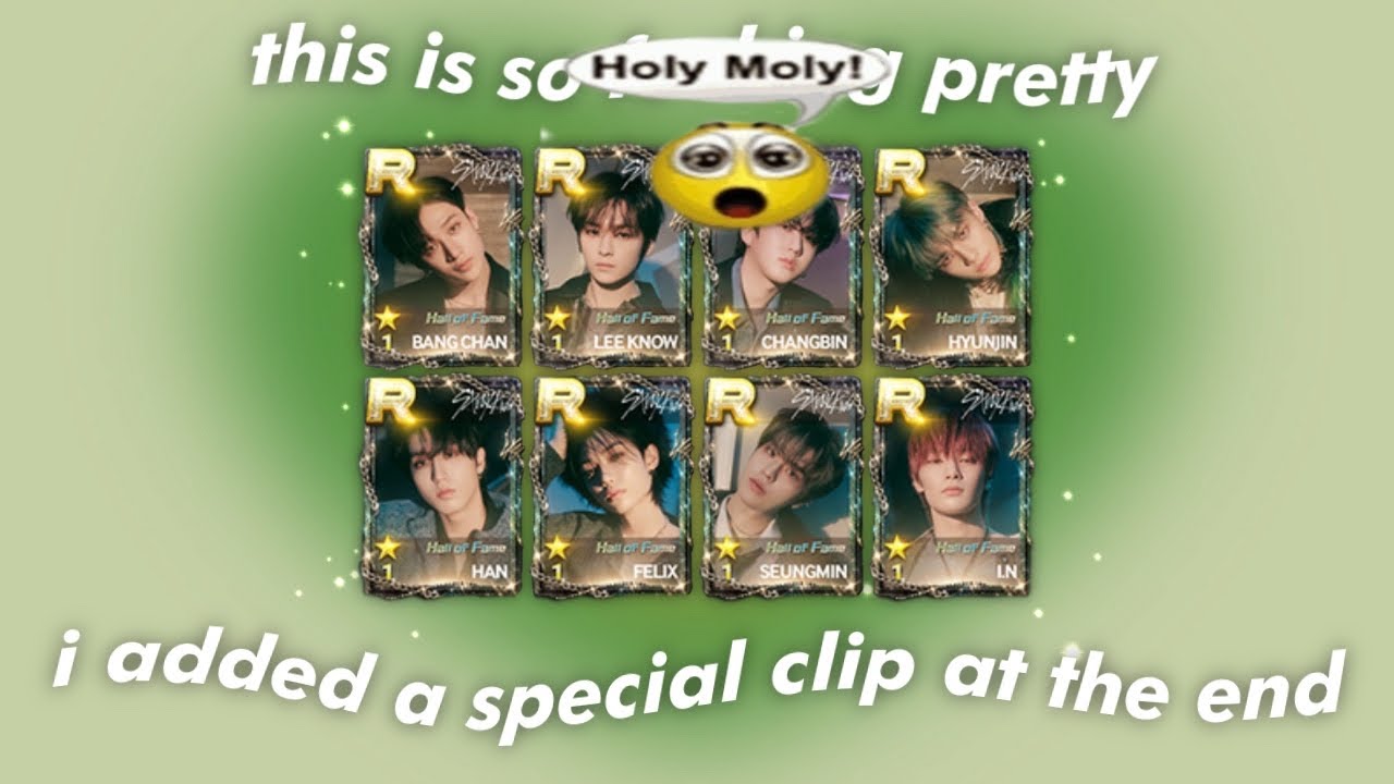 stray kids hall of fame limited theme 💎 superstar jypnation