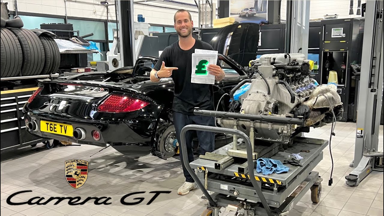 ENGINE OUT OF MY PORSCHE CARRERA GT - HONEST SERVICE & RUNNING COSTS