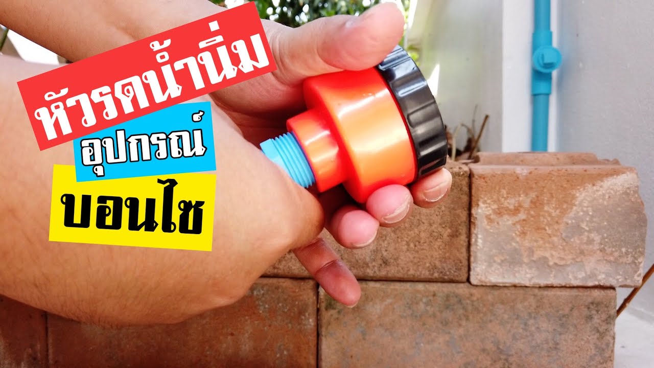 บอนไซ : รีวิวอุปกรณ์ รดน้ำบอนไซ น้ำนิ่มมาก | Bonsai Review