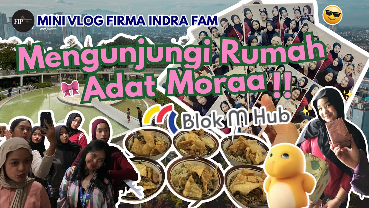 MENGUNJUNGI RUMAH ADAT MORAA 🚎🎀💁🏻‍♀️🎡
