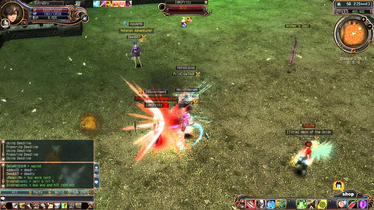 [GM]Fritz dead in arena -.-