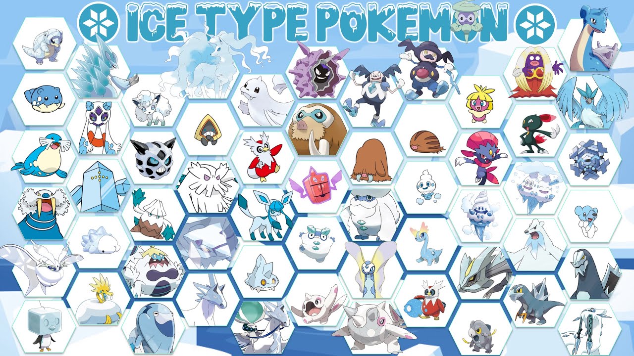 All Ice Type Pok&eacute;mon... FROST SMASH!