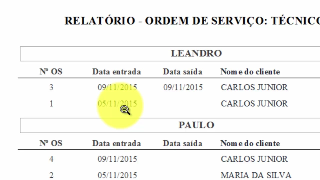16 - Criando os relatórios Parte3 (Criando um sistema de ordem de seviço no Access)