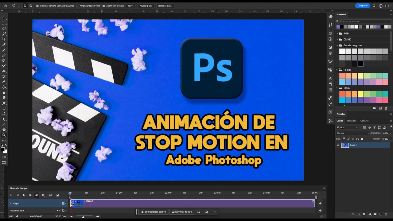 Animación de Stop Motion en Adobe Photoshop