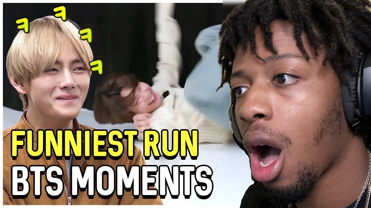 First Time Reacting To Funniest Run BTS Moments