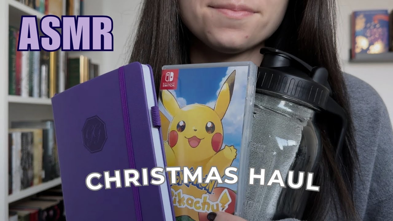 ASMR Christmas Haul and Whisper Ramble