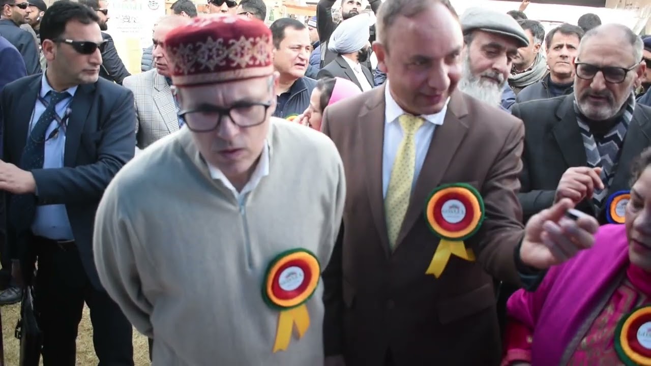 CM Omar Abdullah Inaugurated Three Day #Gongul Kissan Mela at #skuastkashmir Shalimar main Campus.
