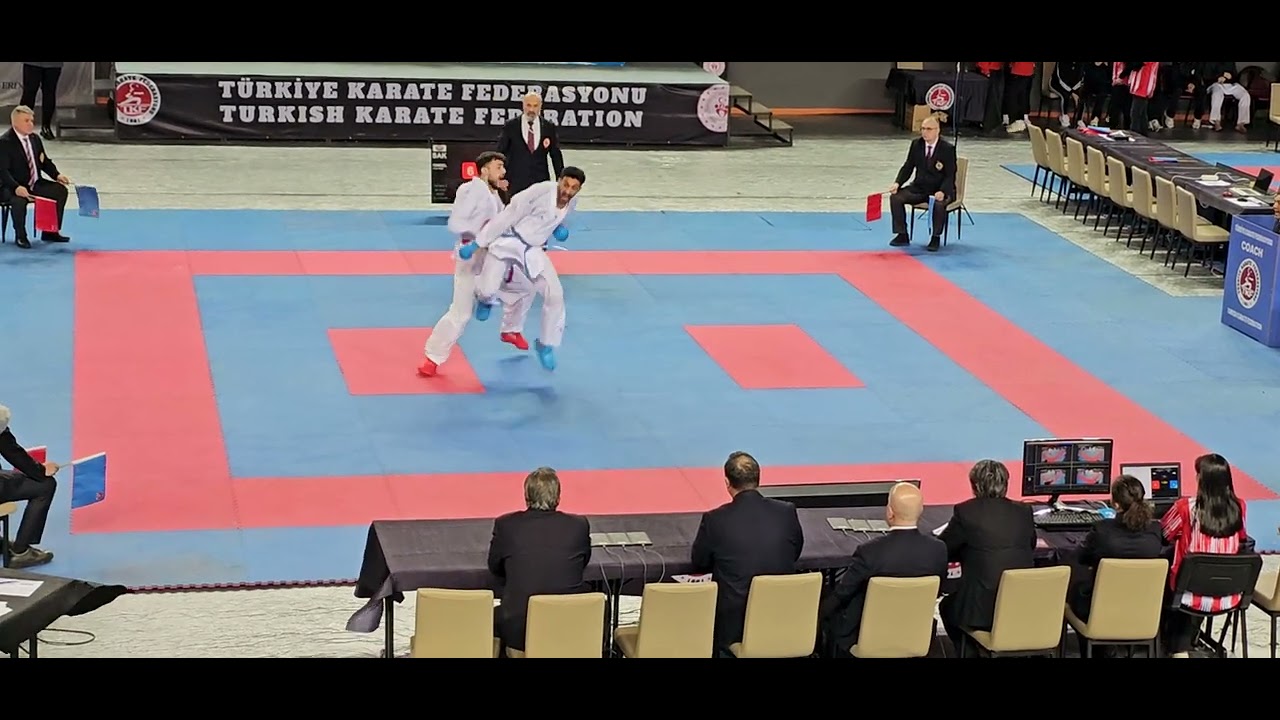 EREN AKKURT AO - YUSUF EREN TEMİZEL AKA - 84 KG TRABZON TÜRKİYE KARATE ŞAMPİYONASI FİNAL MAÇI