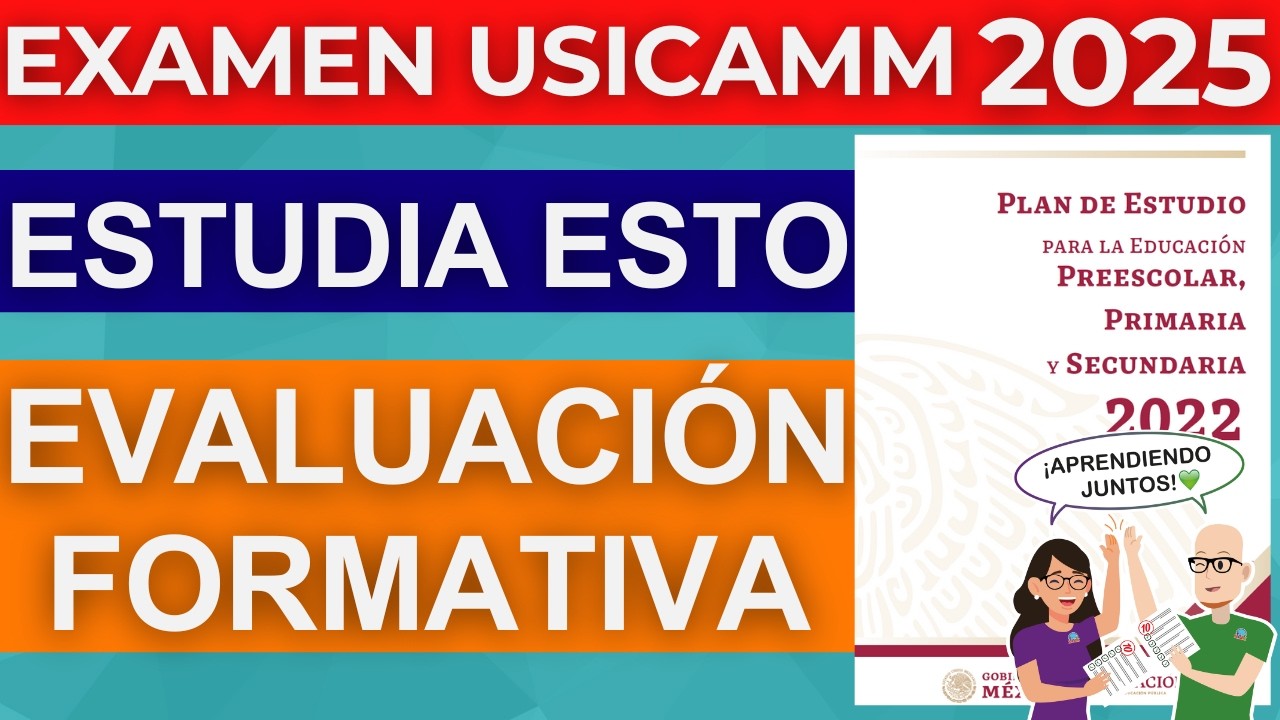 Qué estudiar EVALUACIÓN FORMATIVA Plan 2022 Examen Admisión Vertical Horizontal USICAMM