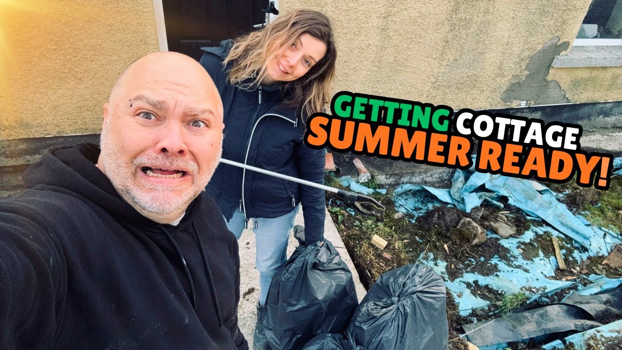 Getting our Irish cottage summer ready!!!