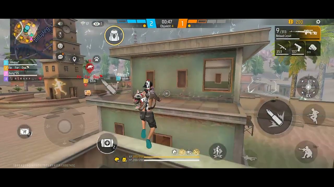 Mabar #freefire  cs ranked di awal season(@mahesazulviani7582 )