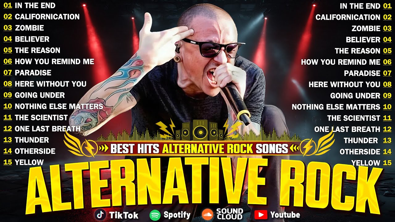 Alternative Rock 90s–2000s💥Timeless Legendary Hits Playlist 🎧Linkin Park, Coldplay, Metallica, Creed