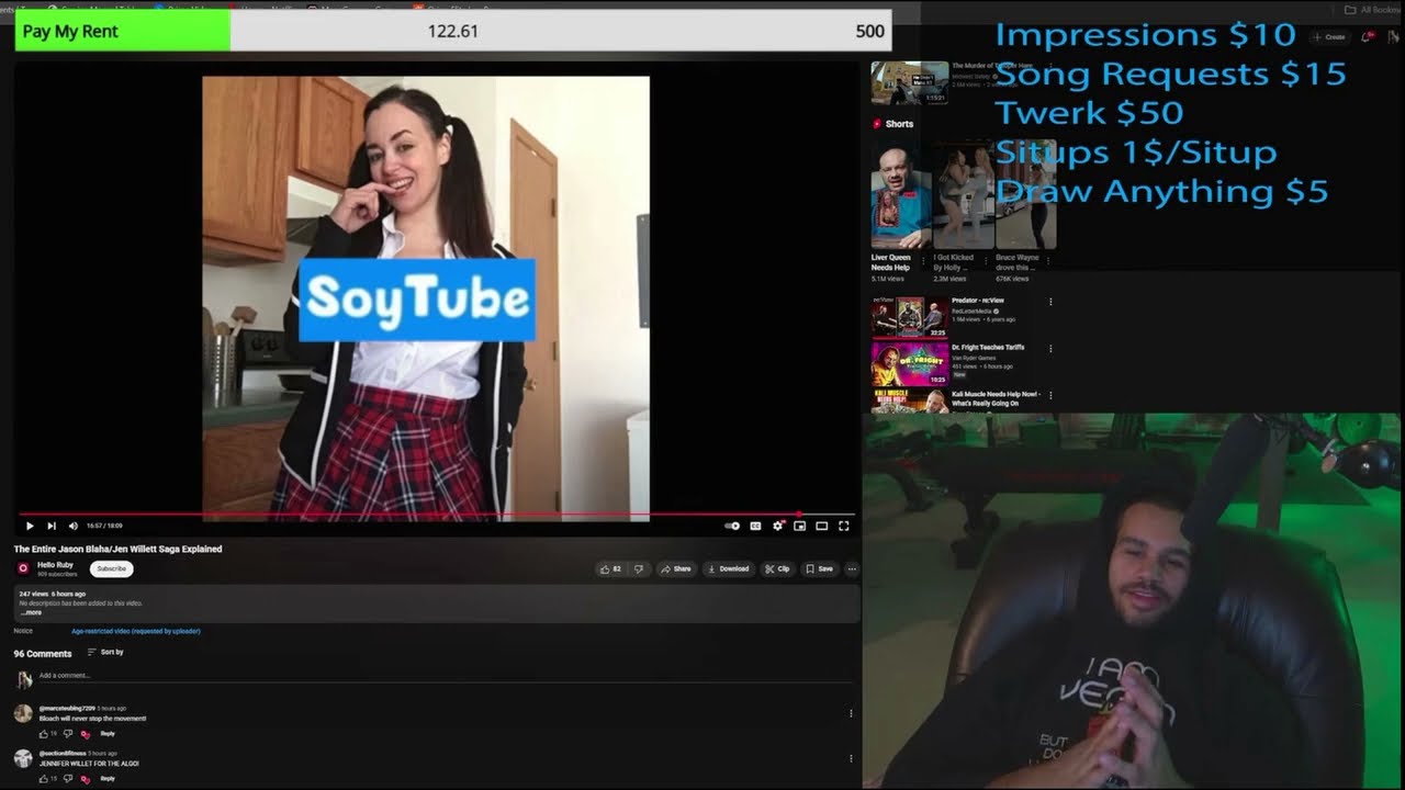 Vegan Gains Reacts To @HelloRubyYT 