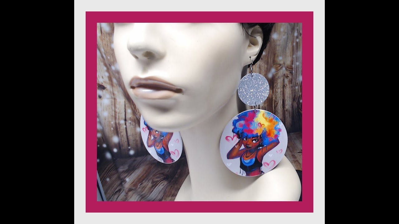 Big Statement Earrings made from PAPER