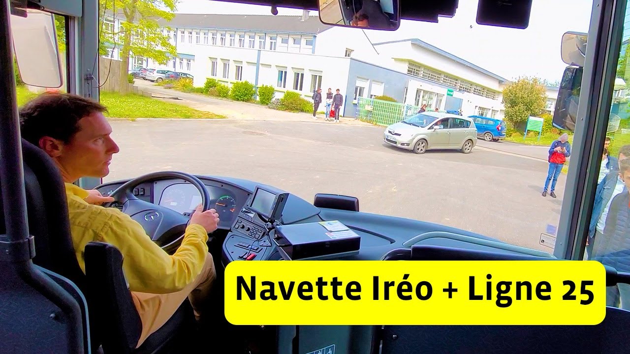 Je Pars Faire La Navette Iréo de Lesneven Puis La Ligne 25 Avec Mercedes Intouro Euro 6 157