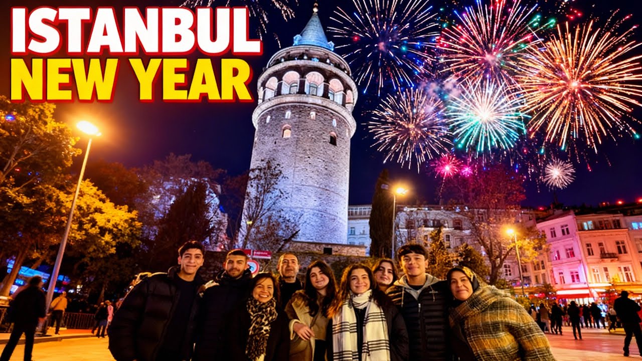 Новый год в Стамбуле 🇹🇷 Таксим, Галатапорт и Кадыкёй Влог 2025