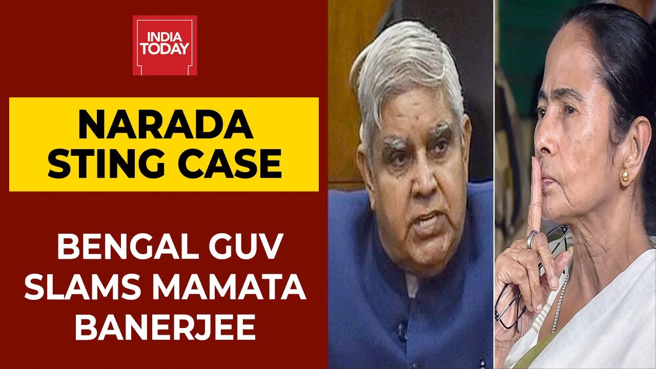 Bengal Guv Jagdeep Dhankhar Asks Mamata To Maintain Law & Order Near CBI Office | Narada Scam Case