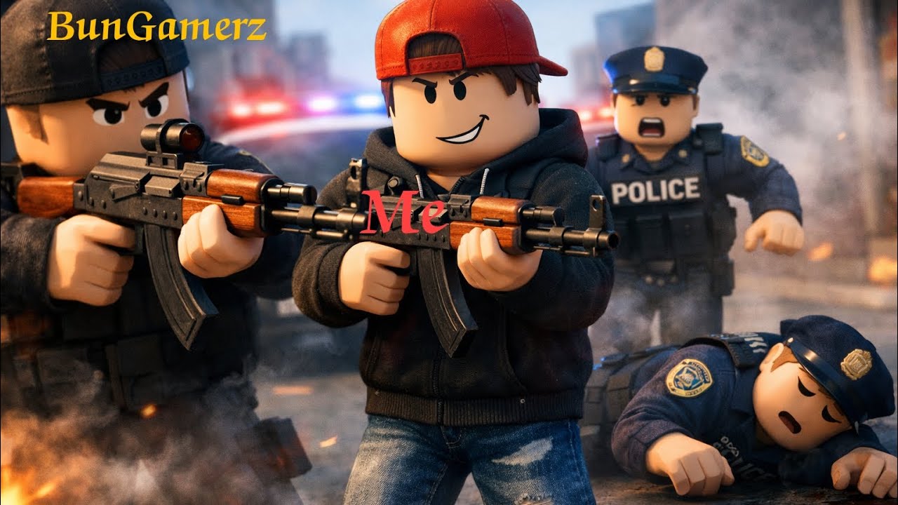 BunGamerz Ke Saath Roblox Me Bank Robbery 😱 | Epic Heist Gameplay