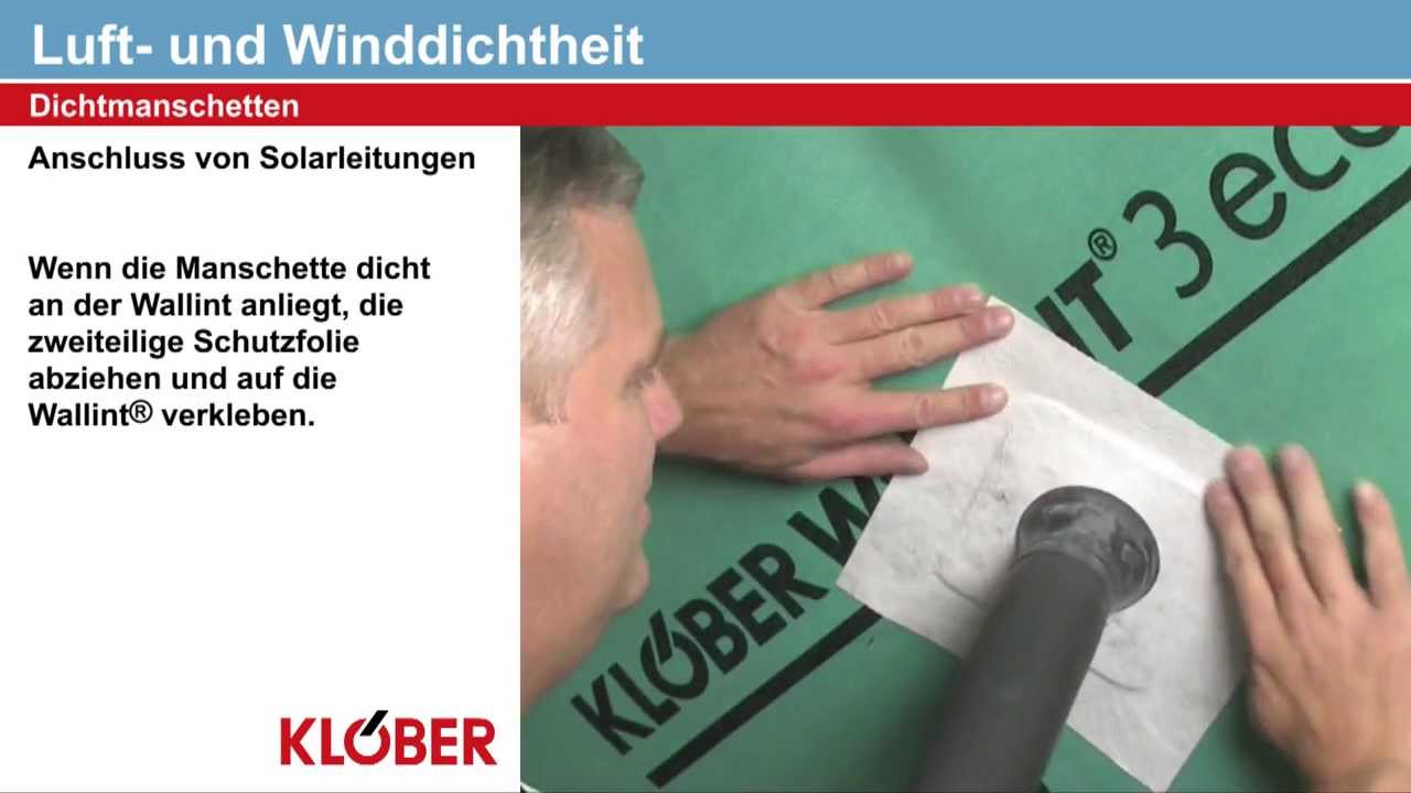 Klöber Luftdichtsystem - Tipps & Tricks