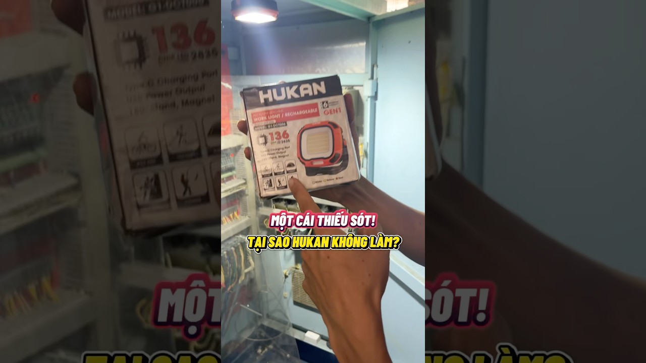 THIẾU S&Oacute;T CỦA HUKAN! TẠI SAO KH&Ocirc;NG L&Agrave;M? #anhthodung #hukan #denpin