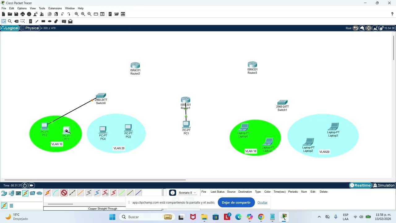 Administración de redes Jemima implementado DHCP y OSPF