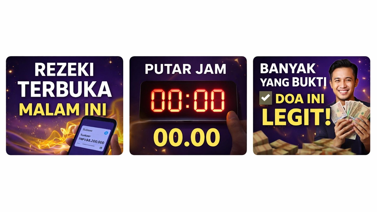 Dengarkan Malam Ini: Rezeki Terbuka & Uang Mengalir