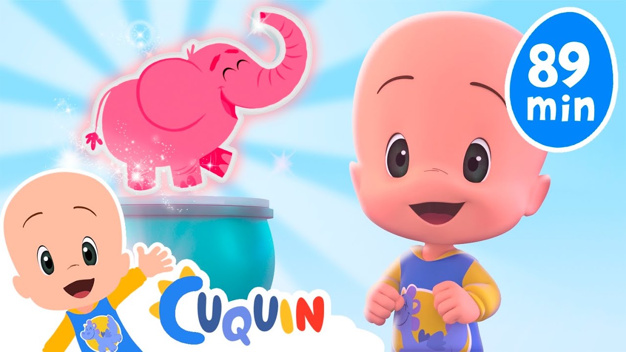 Ovos Surpresa! 🥚🐘 Aprenda as cores com Cuquin e seus animais | Videos educativos para crianças
