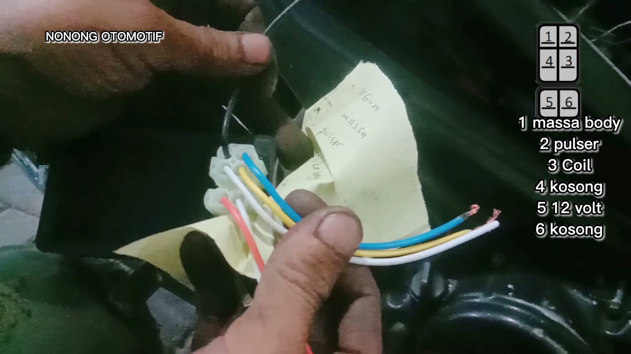 vega ZR pakai CDI Shogun pin input CDI Shogun dan vega ZR