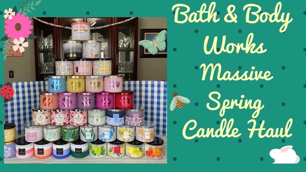 Massive Bath & Body Works Spring Candle Haul| 2021